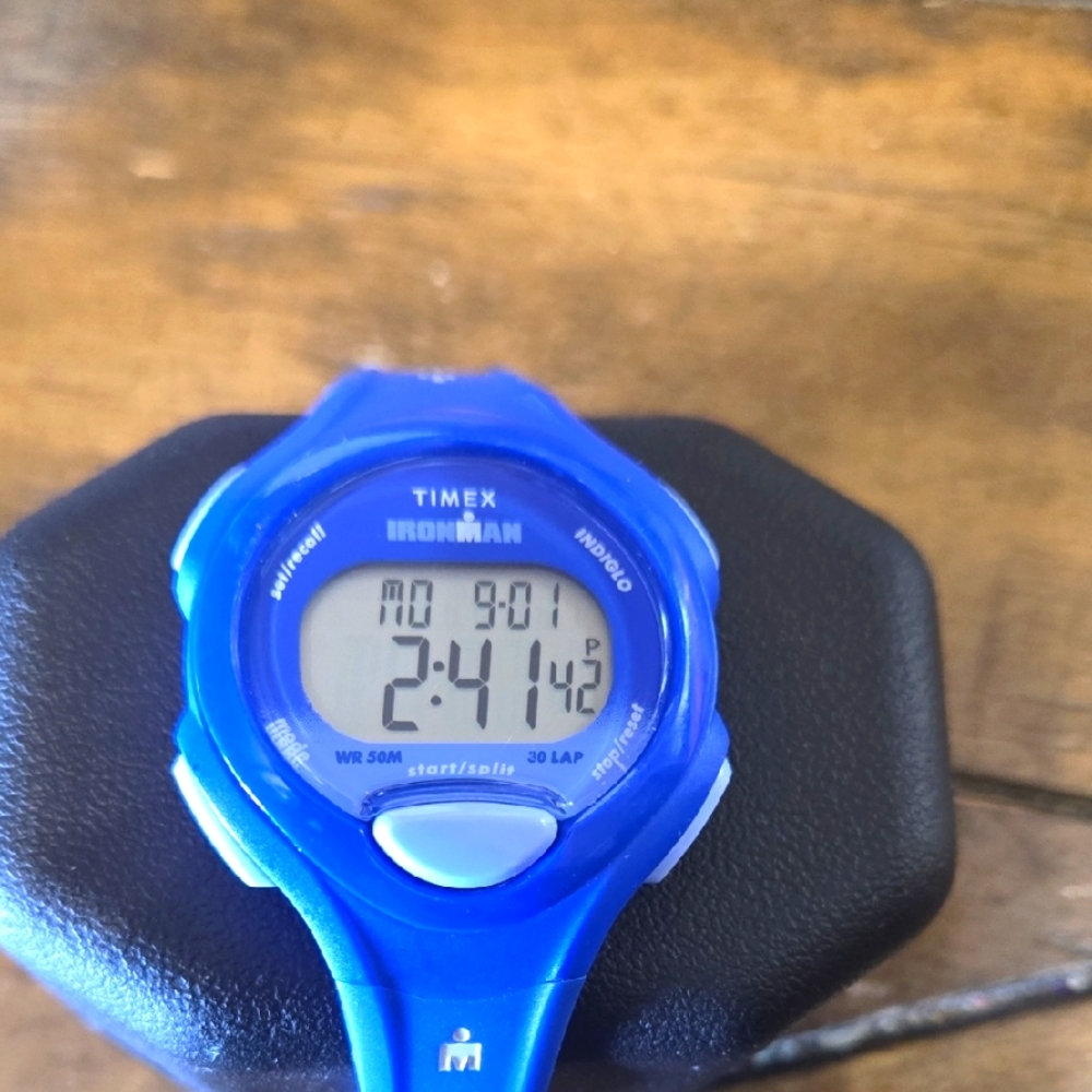 Vintage Timex Ironman Vibrant Blue Smartwatch
